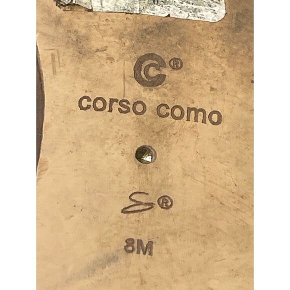 Corso Como Women's Flat Shoes 8M Brown Leather Breathable Pointed Toe Slip On - Picture 7 of 7